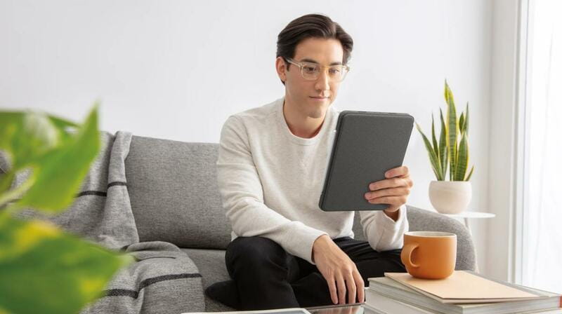 Чохол-клавiатура Logitech Combo Touch для Apple iPad Air 11 M2 Oxford Grey (920-012636)