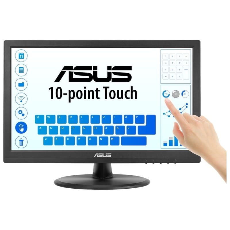 Монiтор Asus 15.6" VT169HE (90LM09V1-B01170) IPS Black