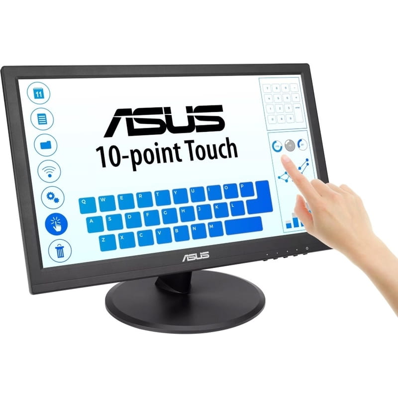 Монiтор Asus 15.6" VT169HE (90LM09V1-B01170) IPS Black