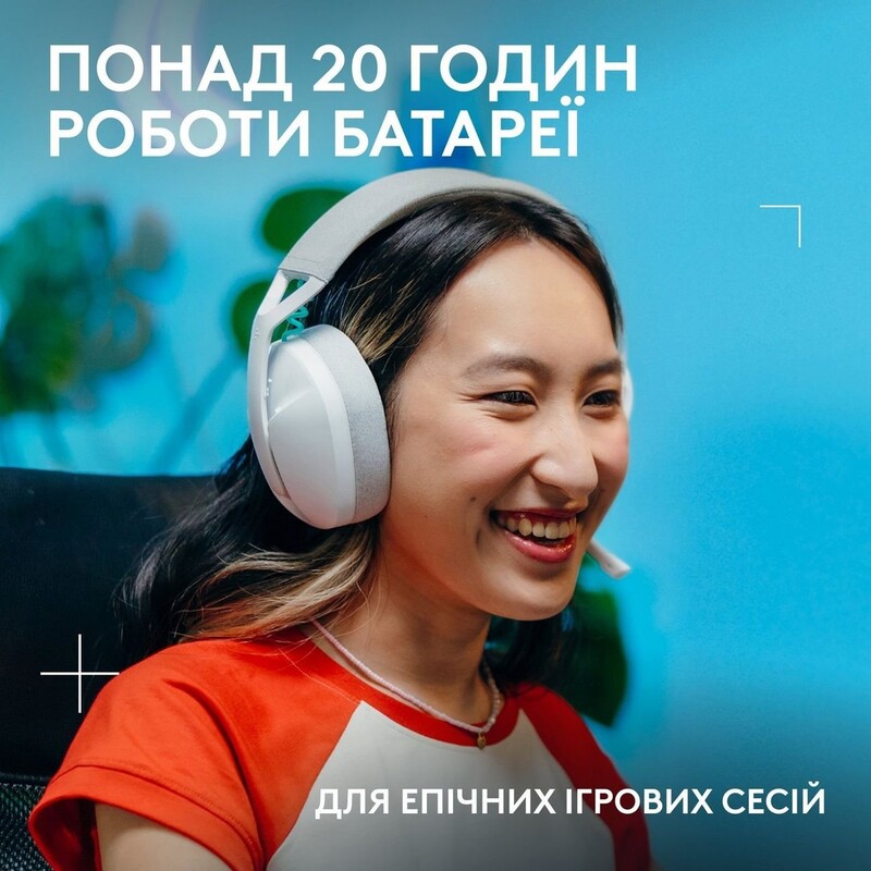 Гарнітура Logitech G321 Lightspeed White (981-001569)