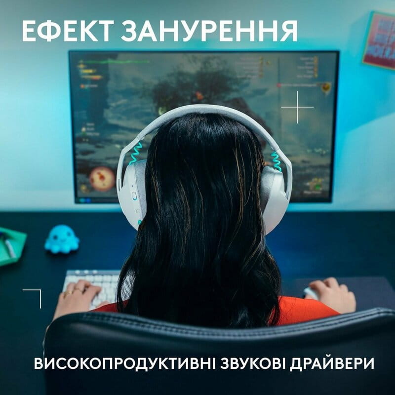 Гарнитура Logitech G321 Lightspeed White (981-001569)
