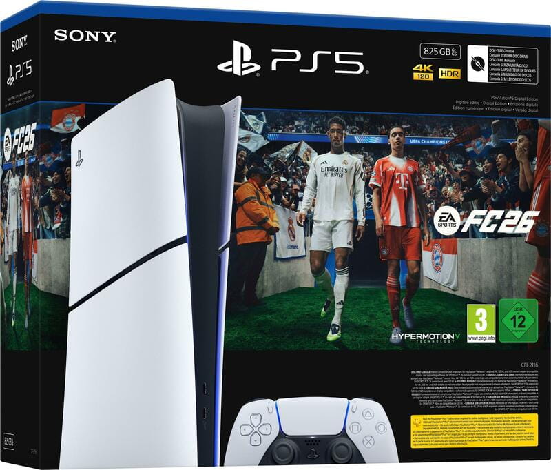 Ігрова приставка Sony PlayStation 5 Slim Digital Edition (EA SPORTS FC 26) (1000049864)