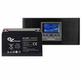 Комплект резервного питания Prologix 800 (PLP800XL) + АКБ OZ12V080 12V 80AH, AGM