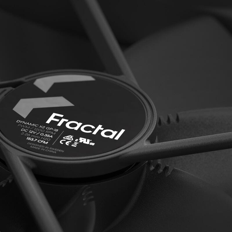 Вентилятор Fractal Design Dynamic X2 GP-18 PWM Black (FD-FAN-DYN-X2-GP18-PWM-BK)