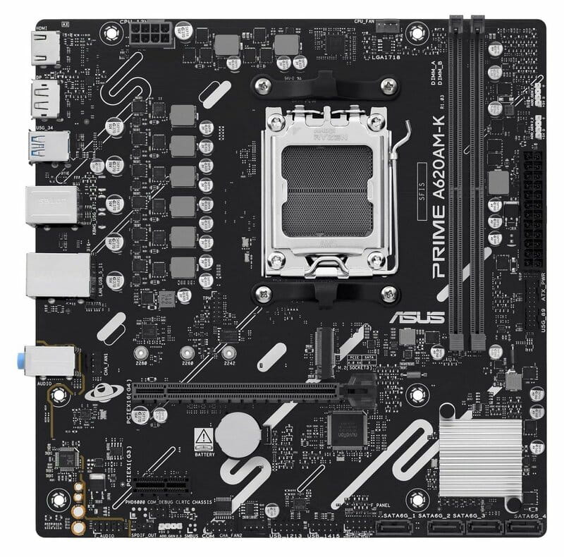 Материнская плата Asus Prime A620AM-K Socket AM5