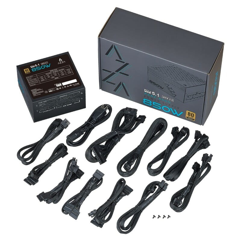 Блок живлення AZZA PSAZ-850G(ATX3.1) 850W