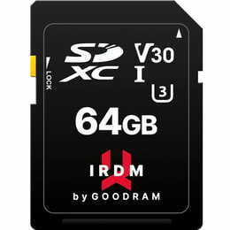 Карта пам`ятi SDXC  64GB UHS-I/U3 Class 10 Goodram IRDM S3A0 R100/W40MB/s (IR-S3A0-0640R12)
