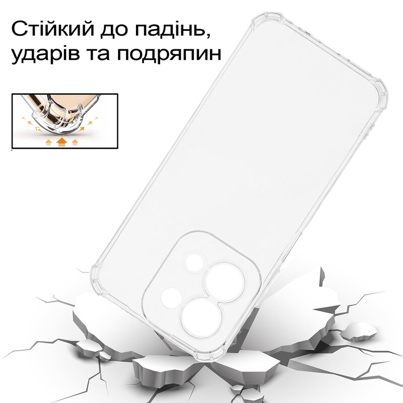 Чохол-накладка BeCover Anti-Shock для Xiaomi Redmi 15С 4G Clear (713812)