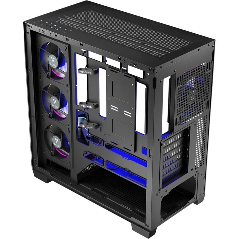 Купить Корпус ModeCom Volcano Stellar ARGB Midi Black без БП (AT-STELLAR-5F-ARGB-10) Корпус ModeCom Volcano Stellar ARGB Midi Black без БП (AT-STELLAR-5F-ARGB-10)