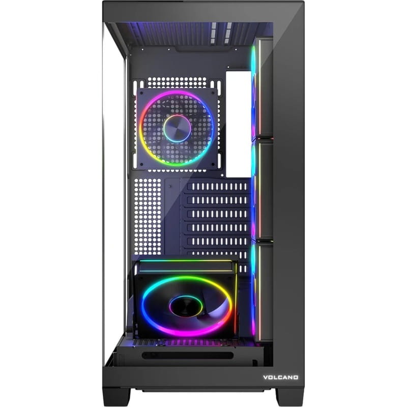 Купить Корпус ModeCom Volcano Stellar ARGB Midi Black без БП (AT-STELLAR-5F-ARGB-10) Корпус ModeCom Volcano Stellar ARGB Midi Black без БП (AT-STELLAR-5F-ARGB-10)