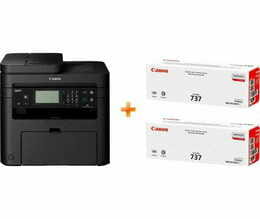 БФП А4 ч/б Canon i-Sensys MF237w з Wi-Fi (1418C162AA) + 2 картриджа Canon 737