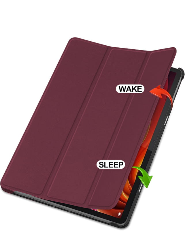 Чохол-книжка BeCover Smart Case для Samsung Galaxy Tab A11 Plus SM-X236B 11.0" Red Wine (714002)
