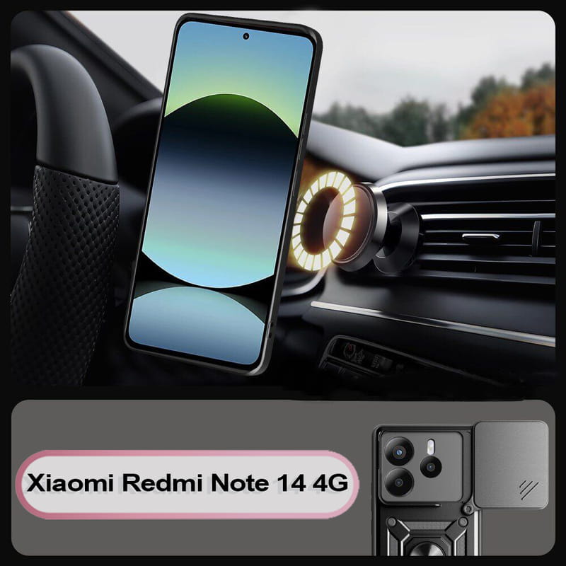 Чохол-накладка BeCover Military для Xiaomi Redmi Note 14 4G Black (713451)