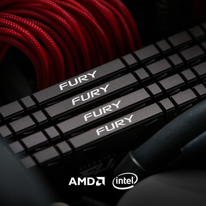 Модуль памяти DDR4 2x16GB/4266 Kingston Fury Renegade Black (KF442C19RB1K2/32)