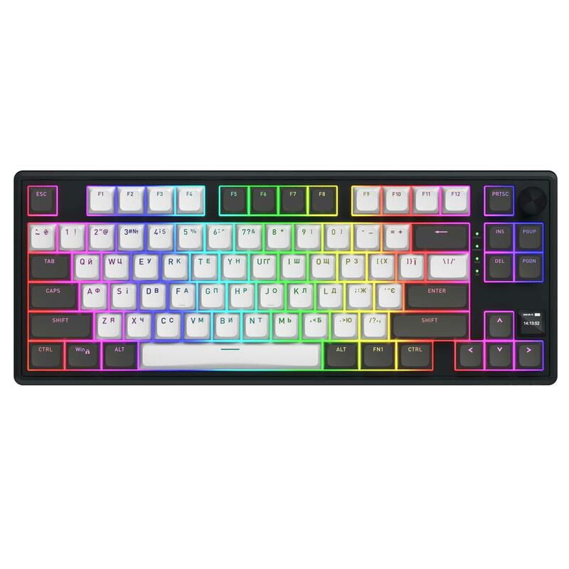 Клавіатура бездротова Hator Skyfall 80 Wireless Grey-Black (HTK4180UA)