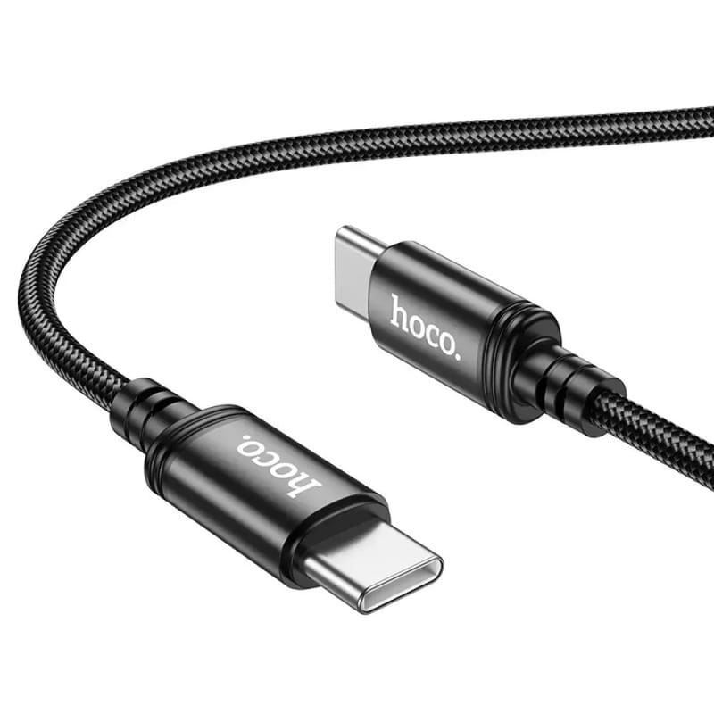 Кабель Hoco X89 Wind USB Type-C - USB Type-C (M/M), 1 м, Black (6931474784384)