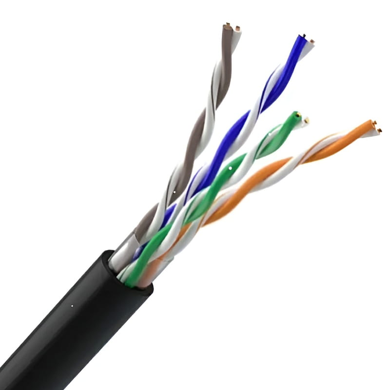 Кабель для зовнішньої прокладки OK-Net КПП-ВП (100) UTP, CAT5e, 4х2х0.48, бухта 305м