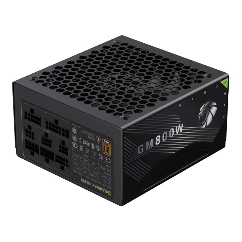 Купити Блок живлення GameMax GM 800B Fully-modular New Black, 800W Блок живлення GameMax GM 800B Fully-modular New Black, 800W