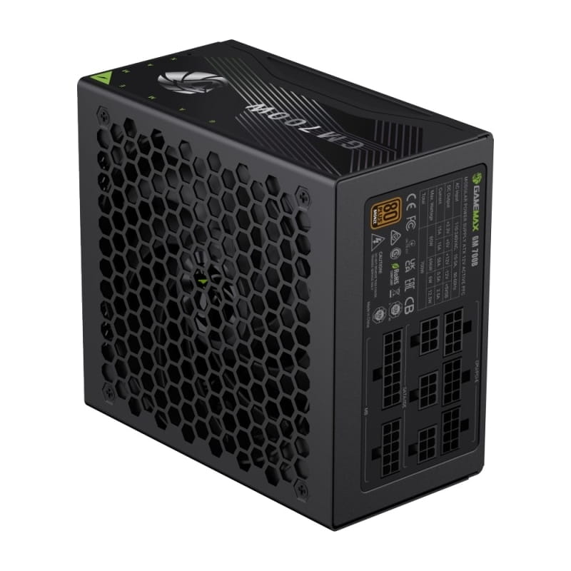 Блок живлення GameMax GM 700B Fully-modular New Black 700W