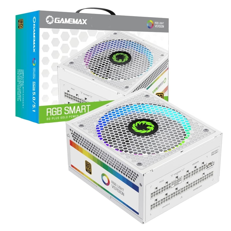 Блок живлення GameMax RGB 850 Pro WH 850W