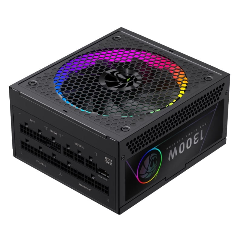 Блок питания GameMax RGB Pro 1300P Black 1300W