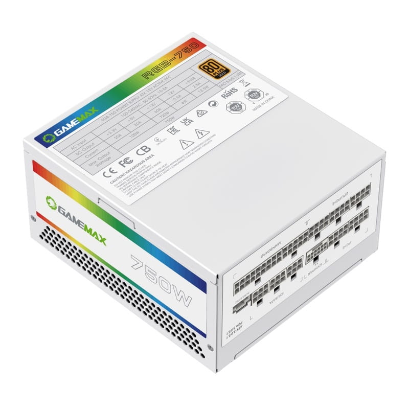 Блок живлення GameMax RGB 750 Pro WH 750W