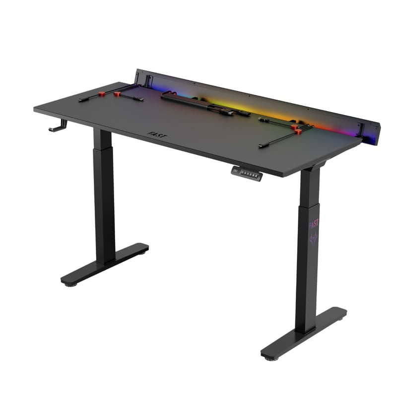 Геймерский стол 1stPlayer F.A.S.T Black (FAST-1470-RGB-BK)