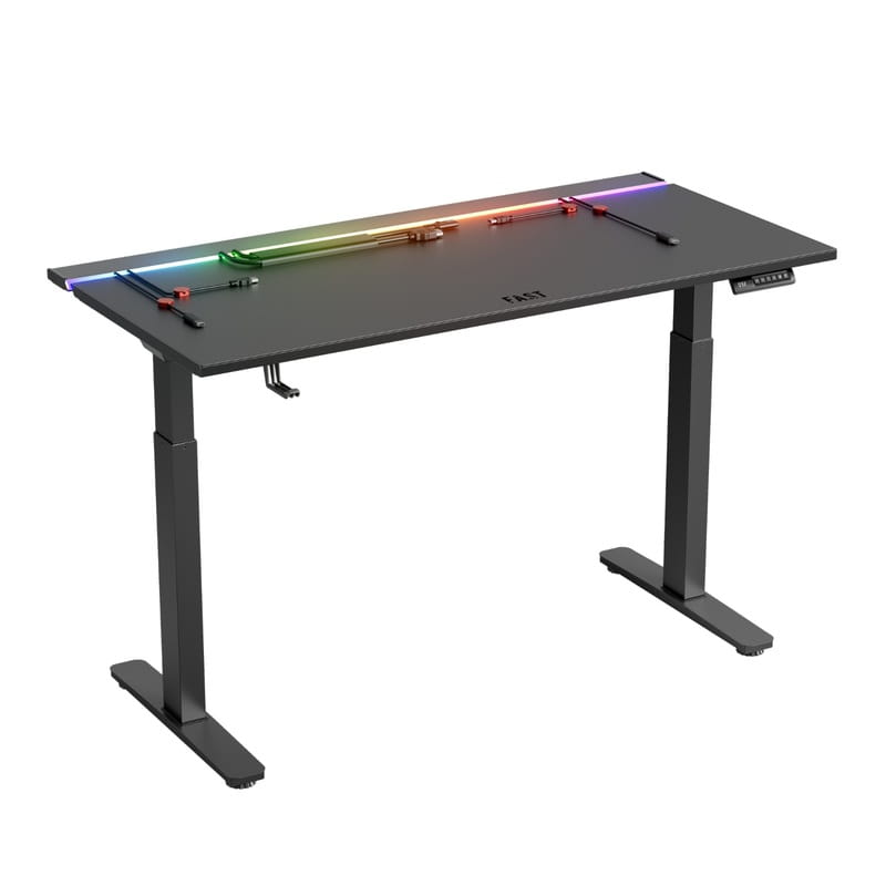 Геймерский стол 1stPlayer F.A.S.T Black (FAST-1470-RGB-BK)