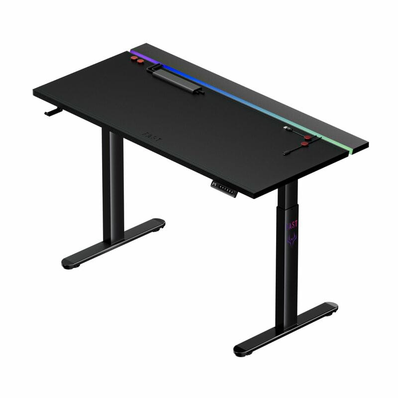 Геймерский стол 1stPlayer F.A.S.T Black (FAST-1470-RGB-BK)