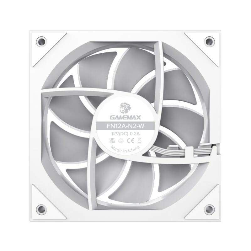 Вентилятор GameMax FN12A-N2-W White