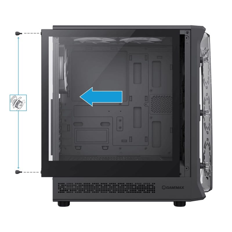 Купити Корпус GameMax Starlight 2 AB Black без БЖ Корпус GameMax Starlight 2 AB Black без БЖ