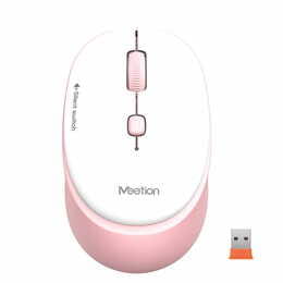 Мышь беспроводная Meetion R571 Pink (MT-R571-P)