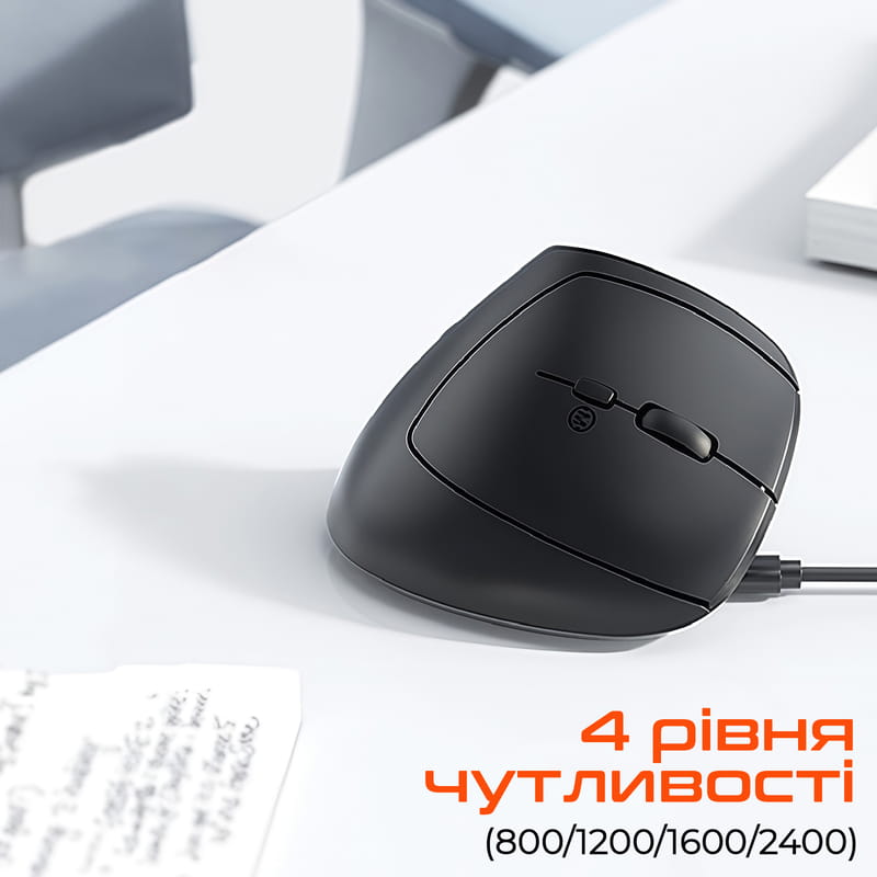 Миша бездротова Meetion BTM008 Black (MT-BTM008-A)