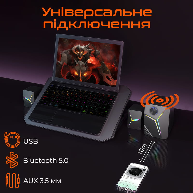 Акустическая система Meetion MT-SP2111BT Black (MT-SP2111BT-A)