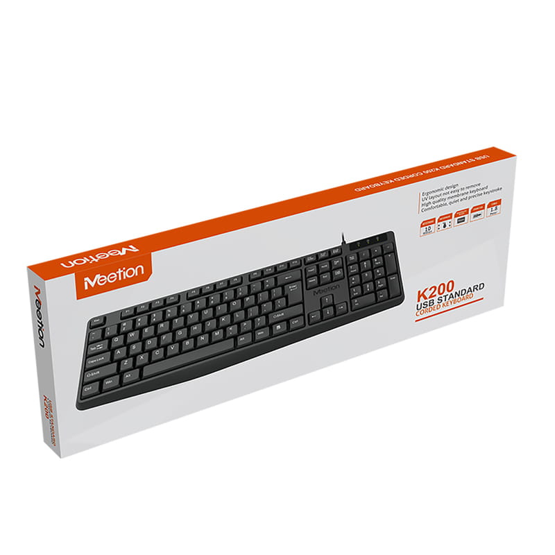 Клавіатура Meetion K200 Black (MT-K200-A-RUA)