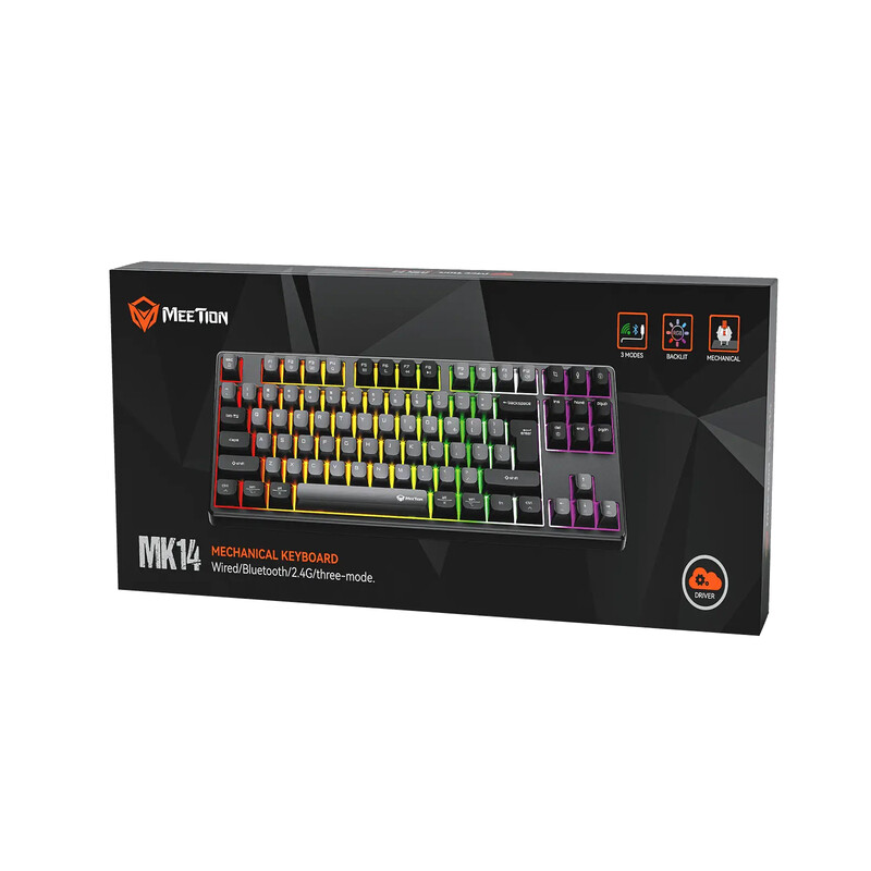 Клавіатура бездротова Meetion MK14 Black (MT-MK14-A-RUA)