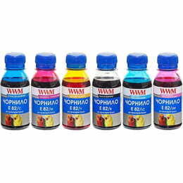 Комплект чернил WWM EPSON Stylus Photo P50/R270/290/RX615/T50/TX650 B/C/M/Y/L/LM (E82SET-2) 6*100г