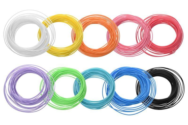 Набор нитей для 3D-ручки 2E, PCL, 1.75 мм, 10 цветов (2E-L-BH010)