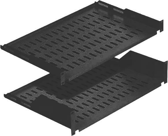 Полка консольная Mirsan 19" 2U 350, RAL 9005 (MR.RAK2U35.01)