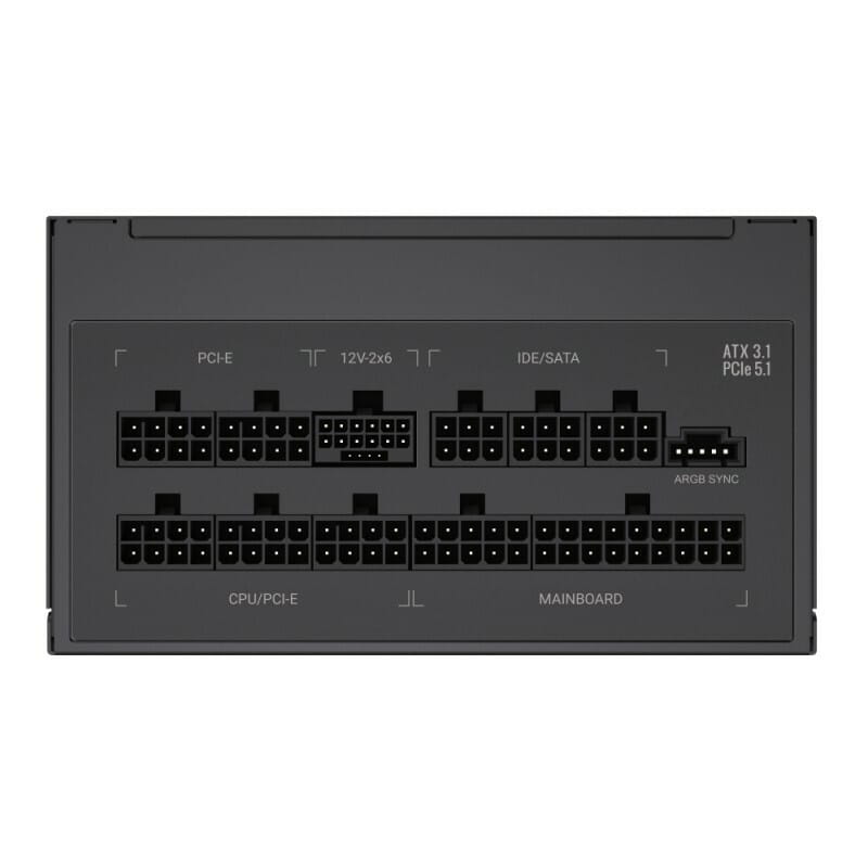 Блок живлення GameMax RGB Pro 1050G Black 1050W