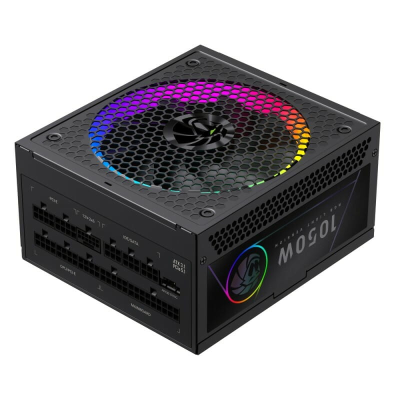 Блок живлення GameMax RGB Pro 1050G Black 1050W