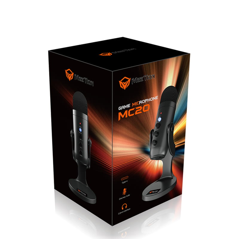 Микрофон Meetion MT-MC20 Black (MT-MC20-A)