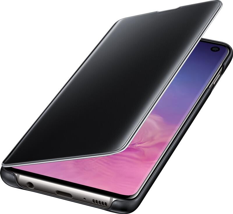 Чехол-книжка Samsung Clear View Cover для Samsung Galaxy S10 SM-G973 Black (EF-ZG973CBEGRU)