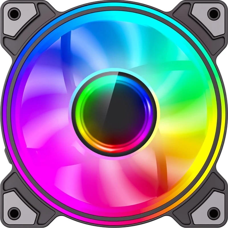 Вентилятор GameMax Dual Ring Infinity BK Black