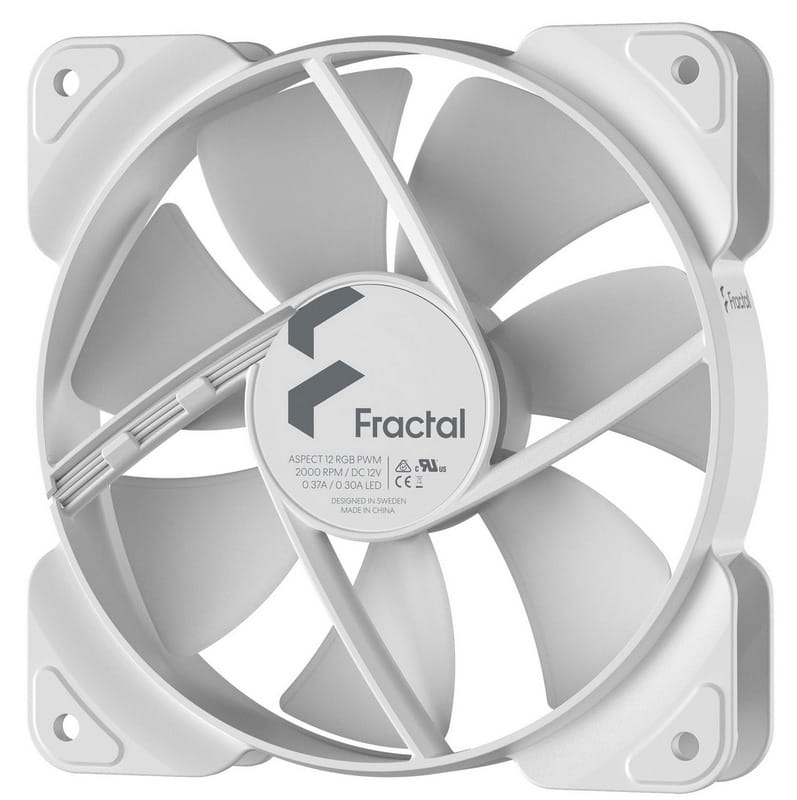 Вентилятор Fractal Design Aspect 12 RGB PWM White Frame (FD-F-AS1-1209)