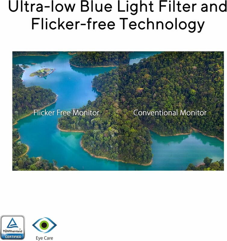 Монітор Asus 21.45" VP227HF (90LM0880-B01O71) VA Black 100Hz