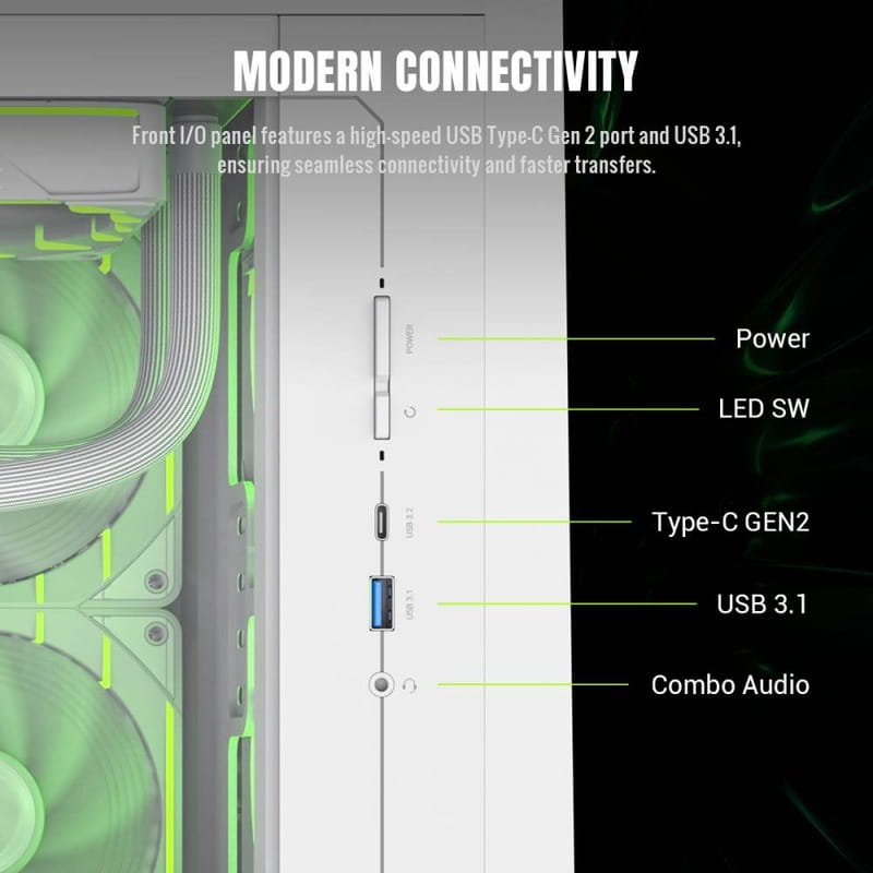 Купить Корпус GameMax Claw 360 WH White без БП Корпус GameMax Claw 360 WH White без БП