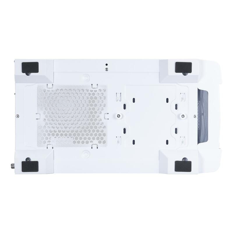 Корпус 1stPlayer D4-M-WH-2F1P-W-1F1-W White