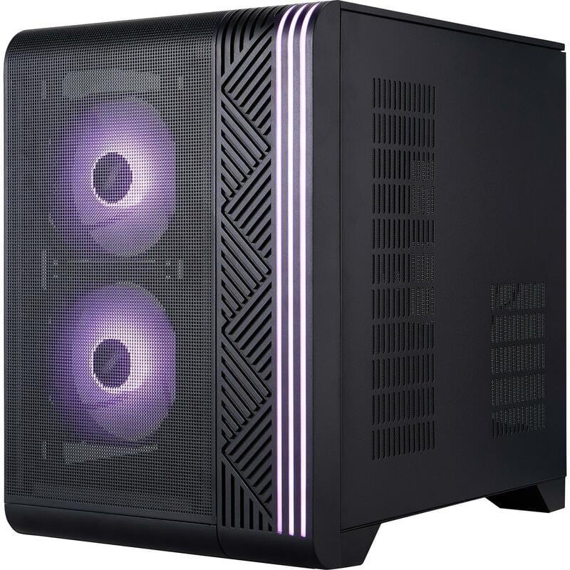 Корпус 1stPlayer VT5-BK-3F7 Black