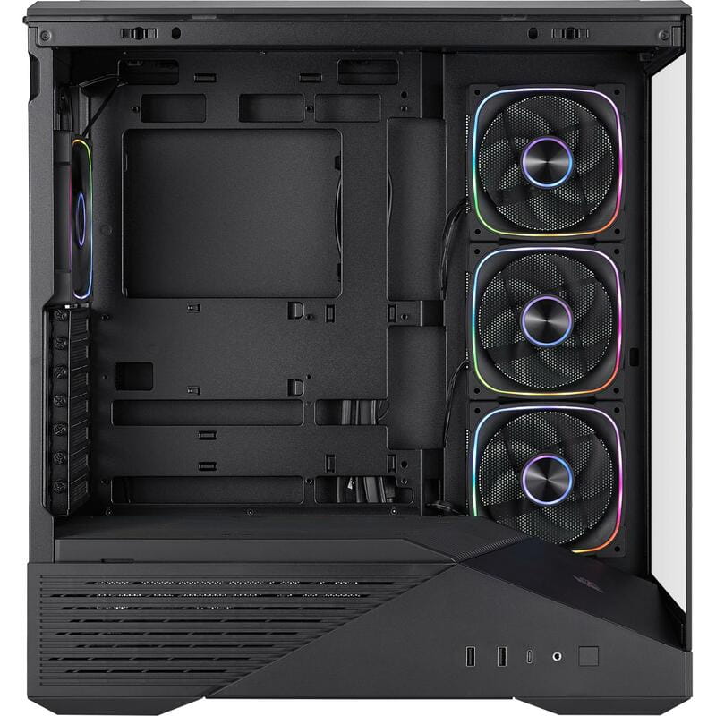 Корпус 1stPlayer GM7-BK-3FN7R-1FN7 Black